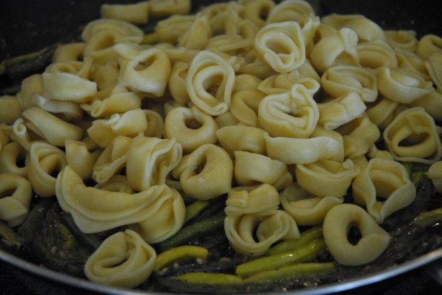 tortellini with green beans 7