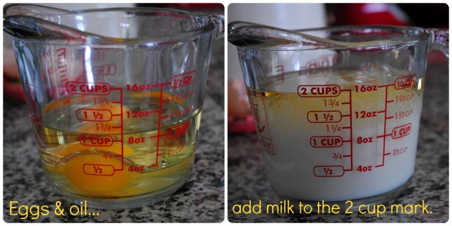 eggs, oil milk blueberry muffins final