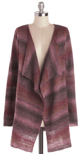 baking with berries cardigan