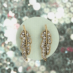 feather earrings