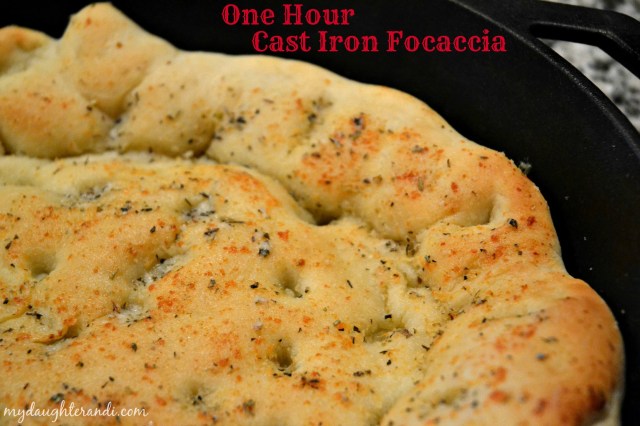 cast iron focaccia bread 1 edited