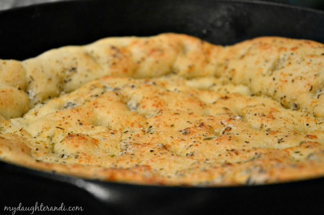 cast iron focaccia bread 2 edited