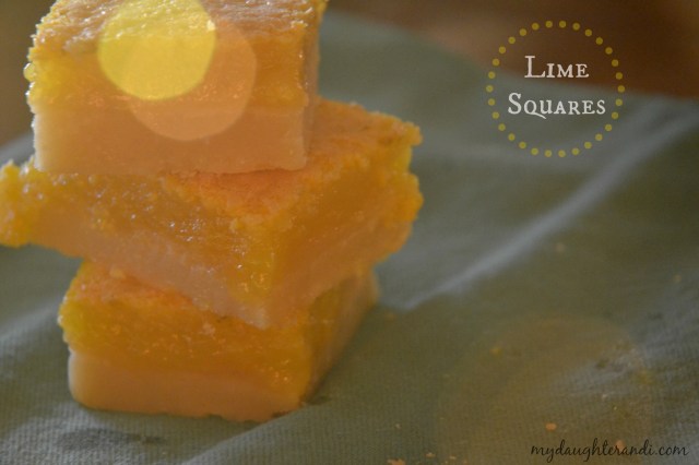 Lime Squares 1 - My Daughter and I