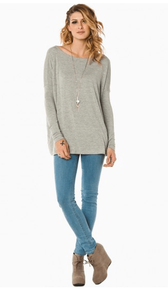 cozy long sleeve top