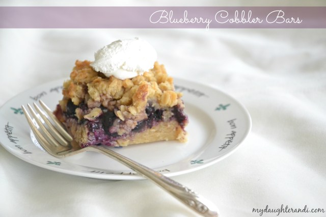 My Daughter and I Blueberry Cobbler Bars (photo 12)