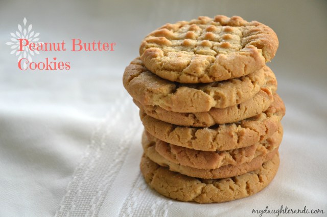 My Daughter and I- Peanut Butter Cookies 1