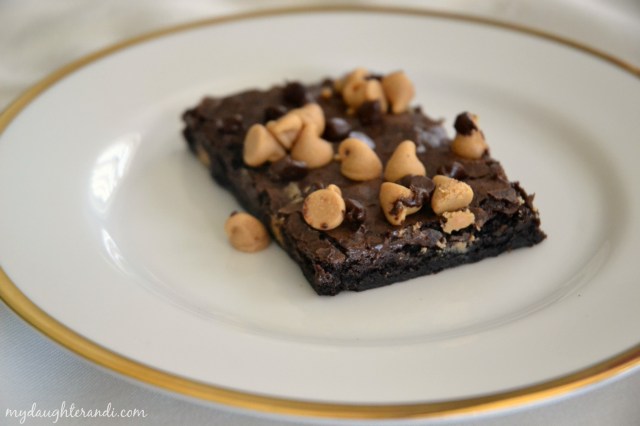 My Daughter and I- Brownies with Peanut Butter Chips 2