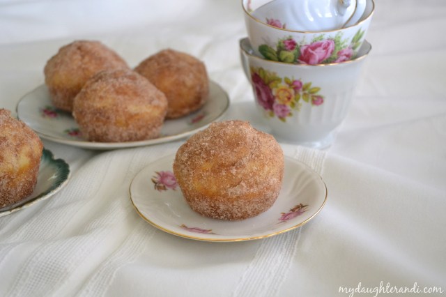 My Daughter and I- French Breakfast Puffs 2