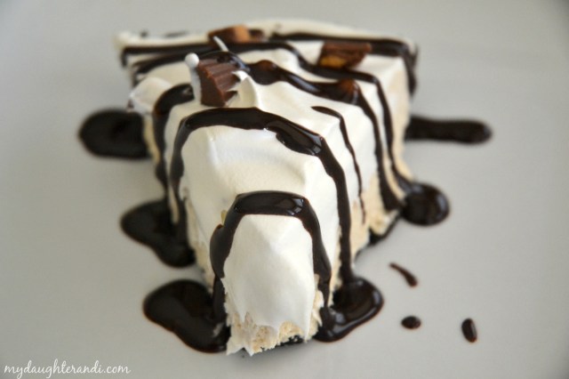 My Daughter and I- No Bake Peanut Butter Pie 2