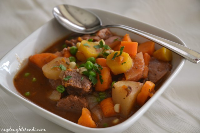 My Daughter and I- Crockpot Beef Stew 1